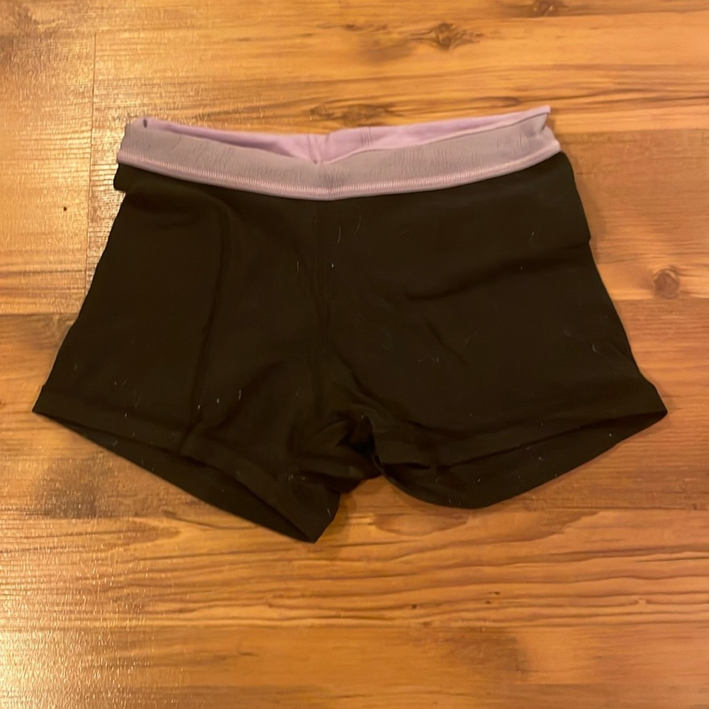 Lululemon Booty Shorts Purple Band